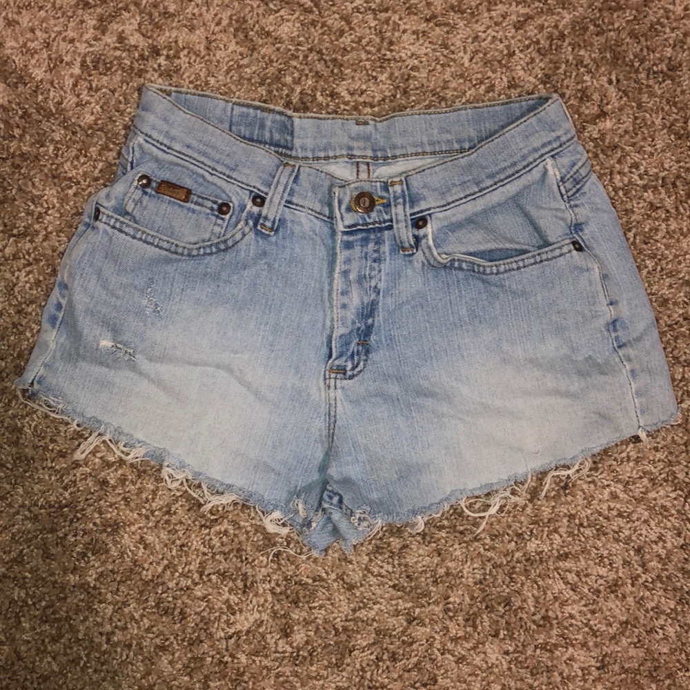 High rise shorts